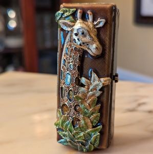 Jay Strongwater Giraffe Lipstick case w/mirror